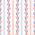 Songbird Meadow Pattern 2 Minky Fabric