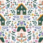 Songbird Meadow Pattern 4 Minky Fabric