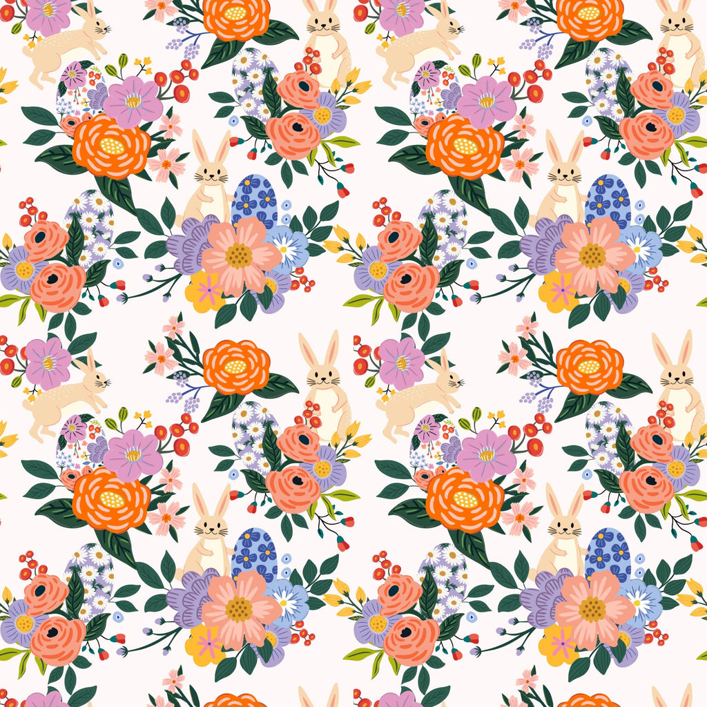 Songbird Meadow Pattern 6 Minky Fabric
