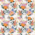 Songbird Meadow Pattern 6 Minky Fabric