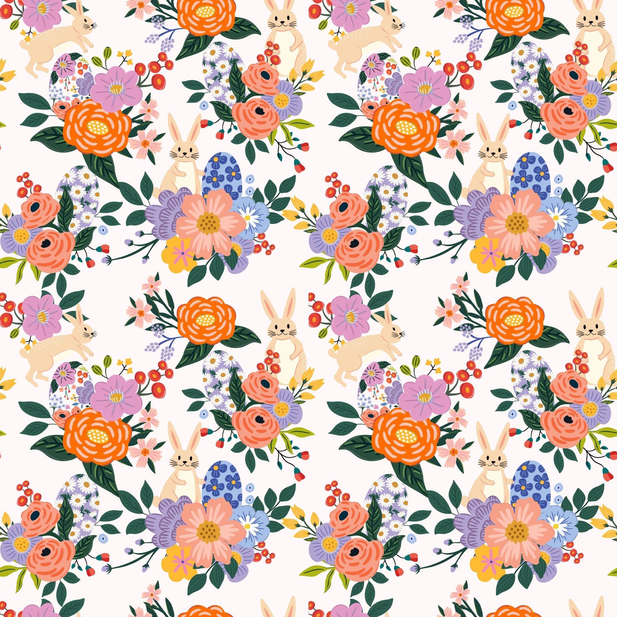 Songbird Meadow Pattern 6 Minky Fabric