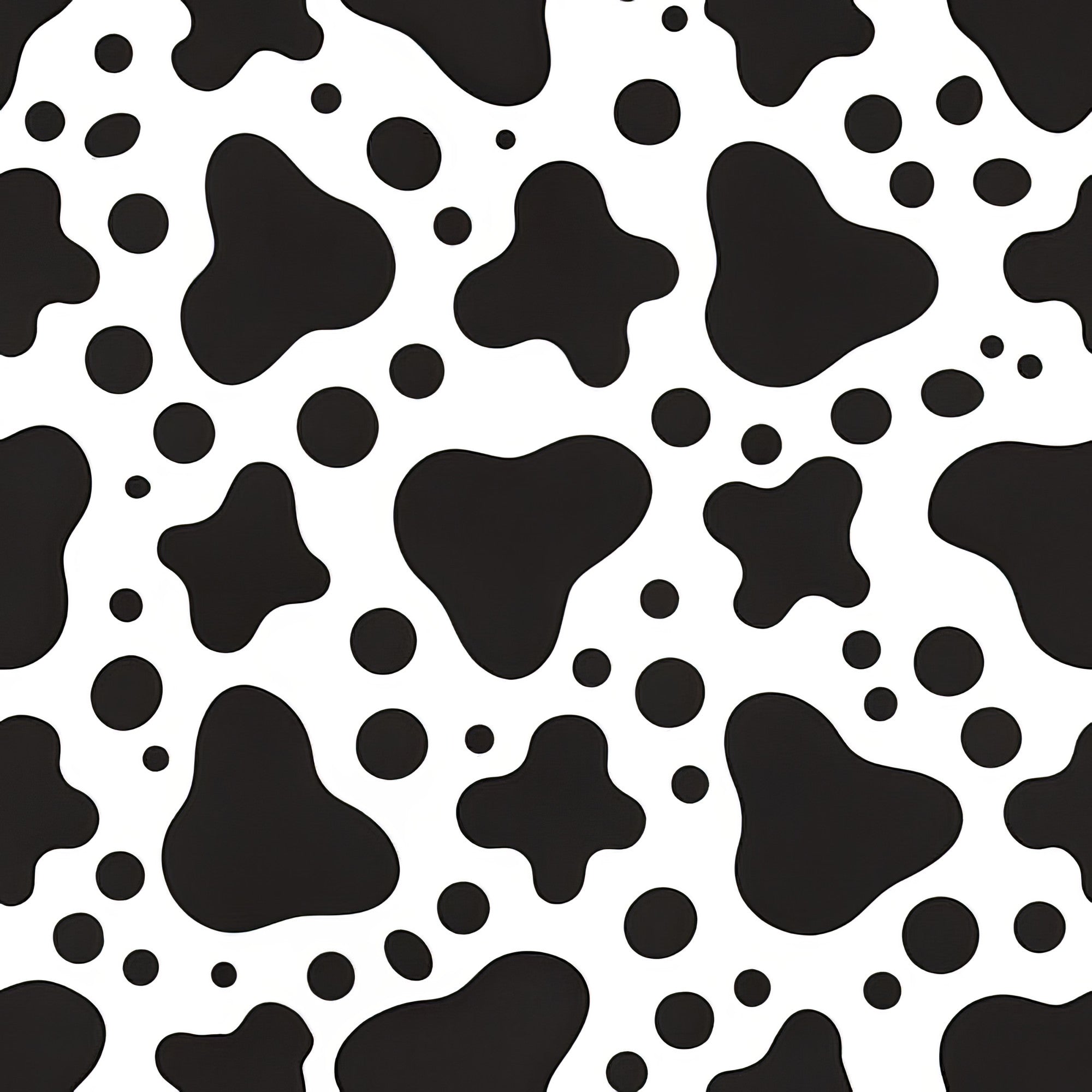 Moo Spots Pattern 10 Minky Fabric