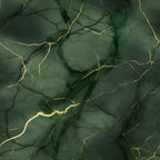 deep green, emerald, forest green, gold veining, marble texture, cracked pattern, fissures, geological, stone effect, luxury appearance,, fabric panel, natural stone, mineral veining, organic cracks, sophisticated design, rich tones, metallic accents, abstract pattern, elegant texture
