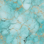 turquoise, aqua, teal, mint green, gold veining, cracked marble, stone texture, abstract pattern, geological design, mineral veins, organic lines, luxurious appearance,, fabric panel, natural stone look, marbled surface, contemporary style, sophisticated palette, decorative fabric, craft material