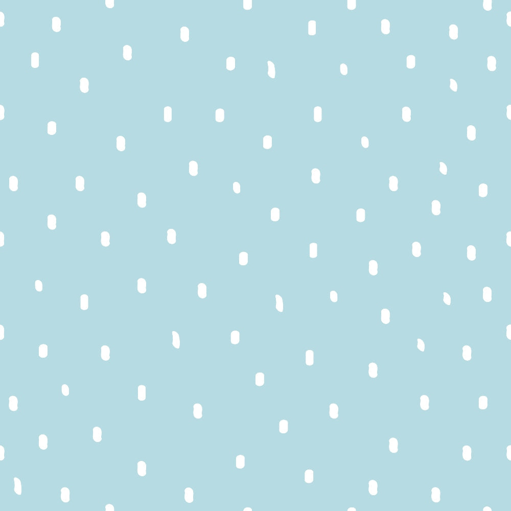 powder blue, light blue, white dots, polka dots, scattered dots, small spots, pastel colors, soft blue, dotted pattern,, fabric panel, gentle pattern, nursery fabric, baby fabric, cotton fabric, subtle design, repeating dots, crafting fabric, sewing material