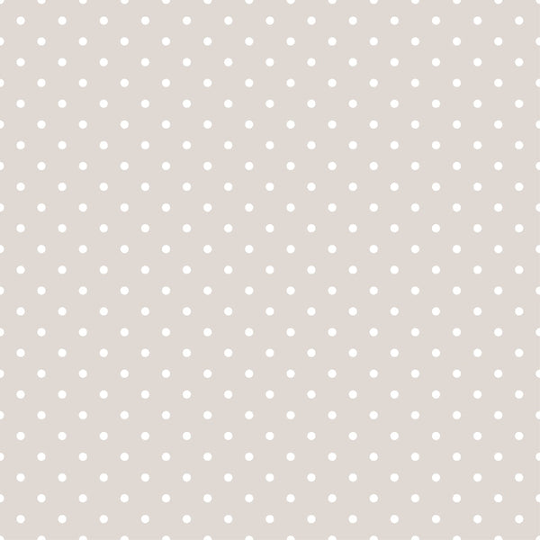 beige, taupe, white dots, polka dot pattern, small dots, regular spacing, geometric pattern, neutral tones, soft colors, minimalist design,, fabric panel, pastel palette, subtle pattern, crafting material, sewing fabric, cotton fabric, light brown, cream dots, understated design