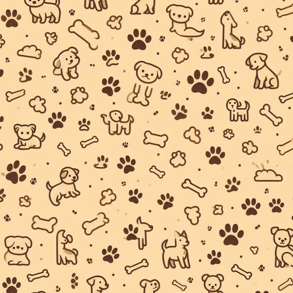 Cubist Canines Pattern 16 Minky Fabric