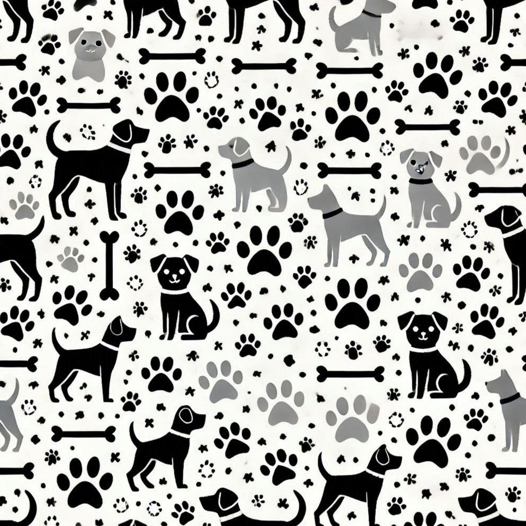 Cubist Canines Pattern 20 Minky Fabric