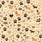 Cubist Canines Pattern 8 Minky Fabric