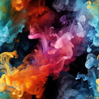 Chromatic Mist Pattern 11 Minky Fabric