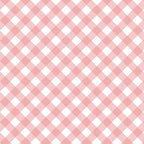 peach, pink, white, diagonal gingham, checkered pattern,, fabric panel, geometric design, pastel colors, crosshatch, woven look, craft fabric, sewing material, light pink, soft peach, diamond grid, textile, cotton fabric, quilting supplies, checkered weave