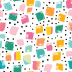 Paintbox Patches Pattern 2 Minky Fabric