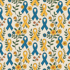 Ribbons of Hope Pattern 12 Minky Fabric
