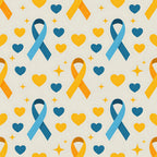 Ribbons of Hope Pattern 17 Minky Fabric