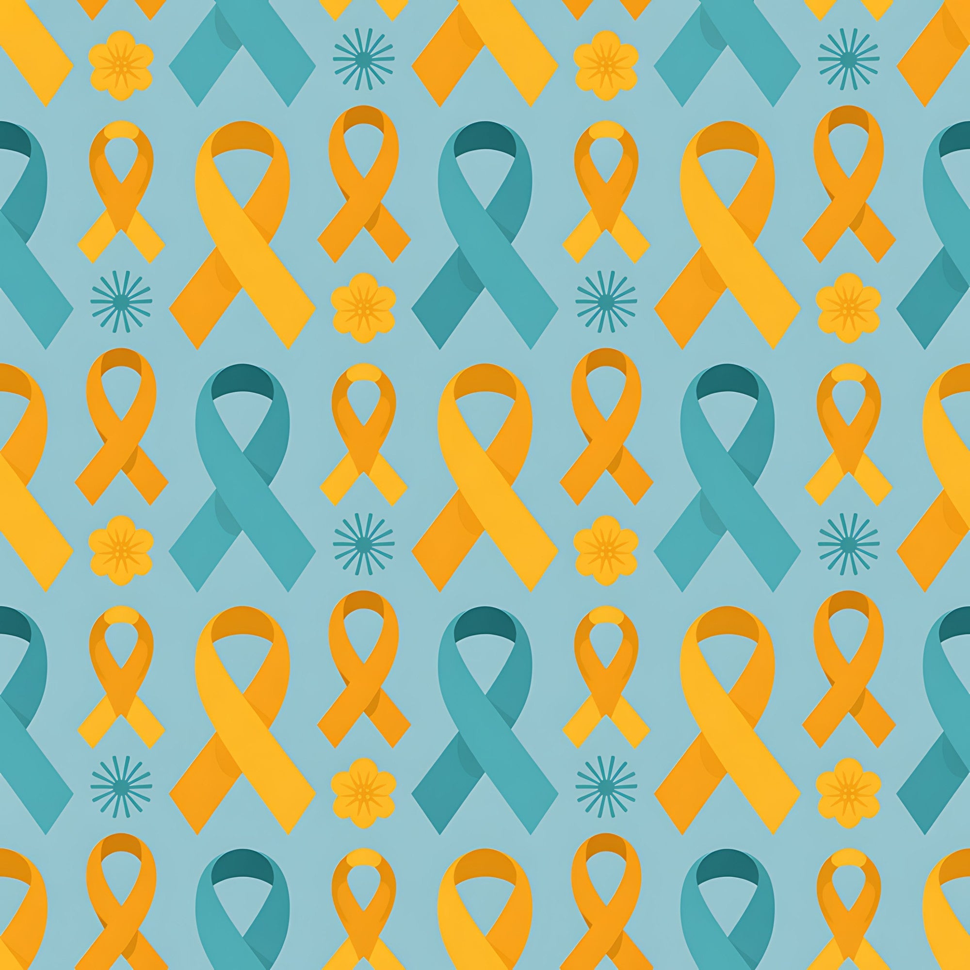 Ribbons of Hope Pattern 18 Minky Fabric