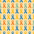 Ribbons of Hope Pattern 19 Minky Fabric