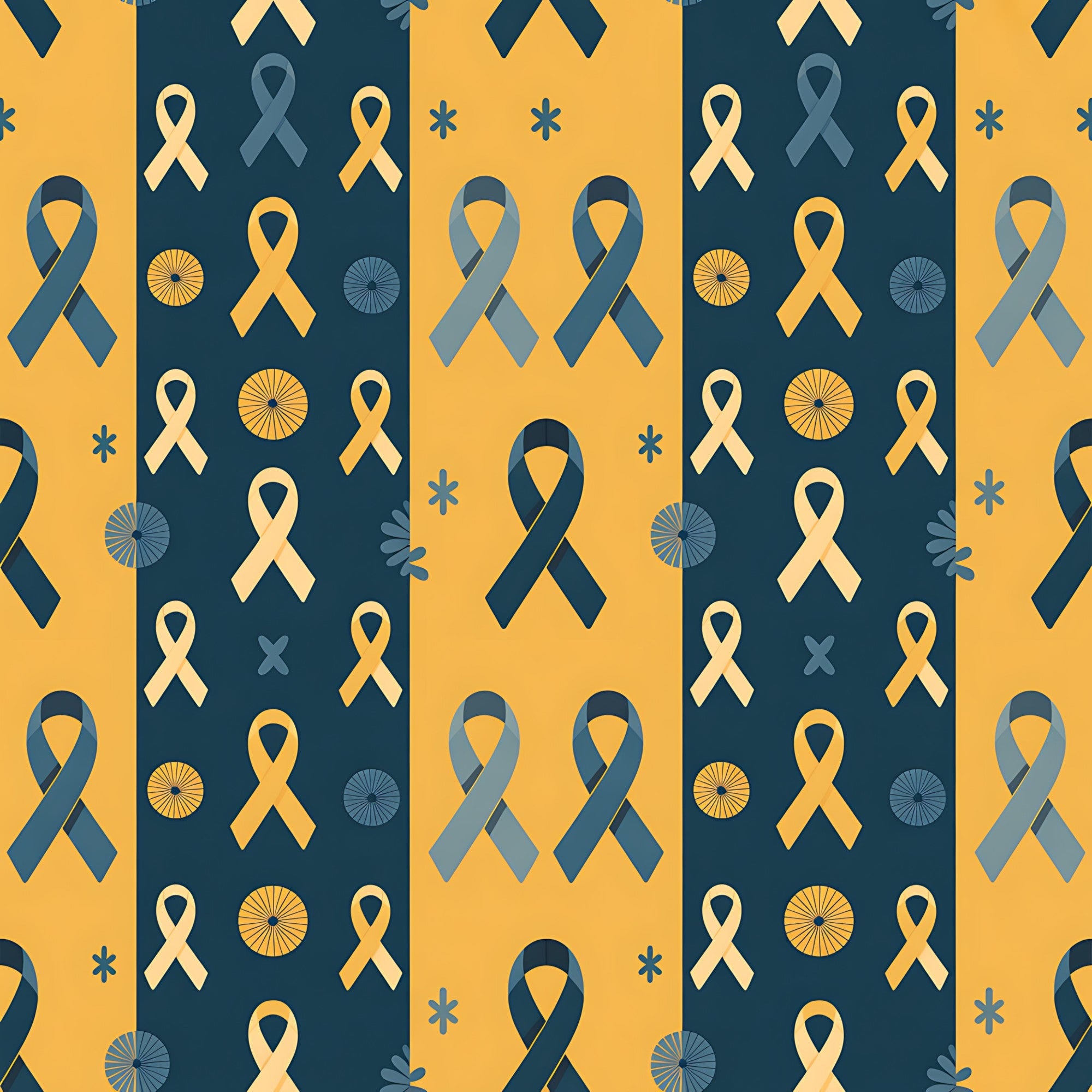 Ribbons of Hope Pattern 21 Minky Fabric