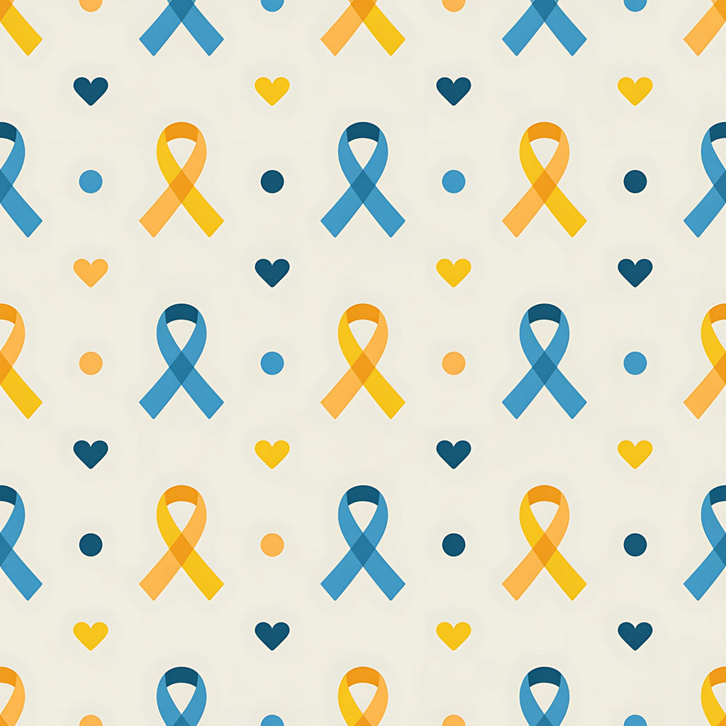 Ribbons of Hope Pattern 24 Minky Fabric