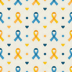 Ribbons of Hope Pattern 24 Minky Fabric