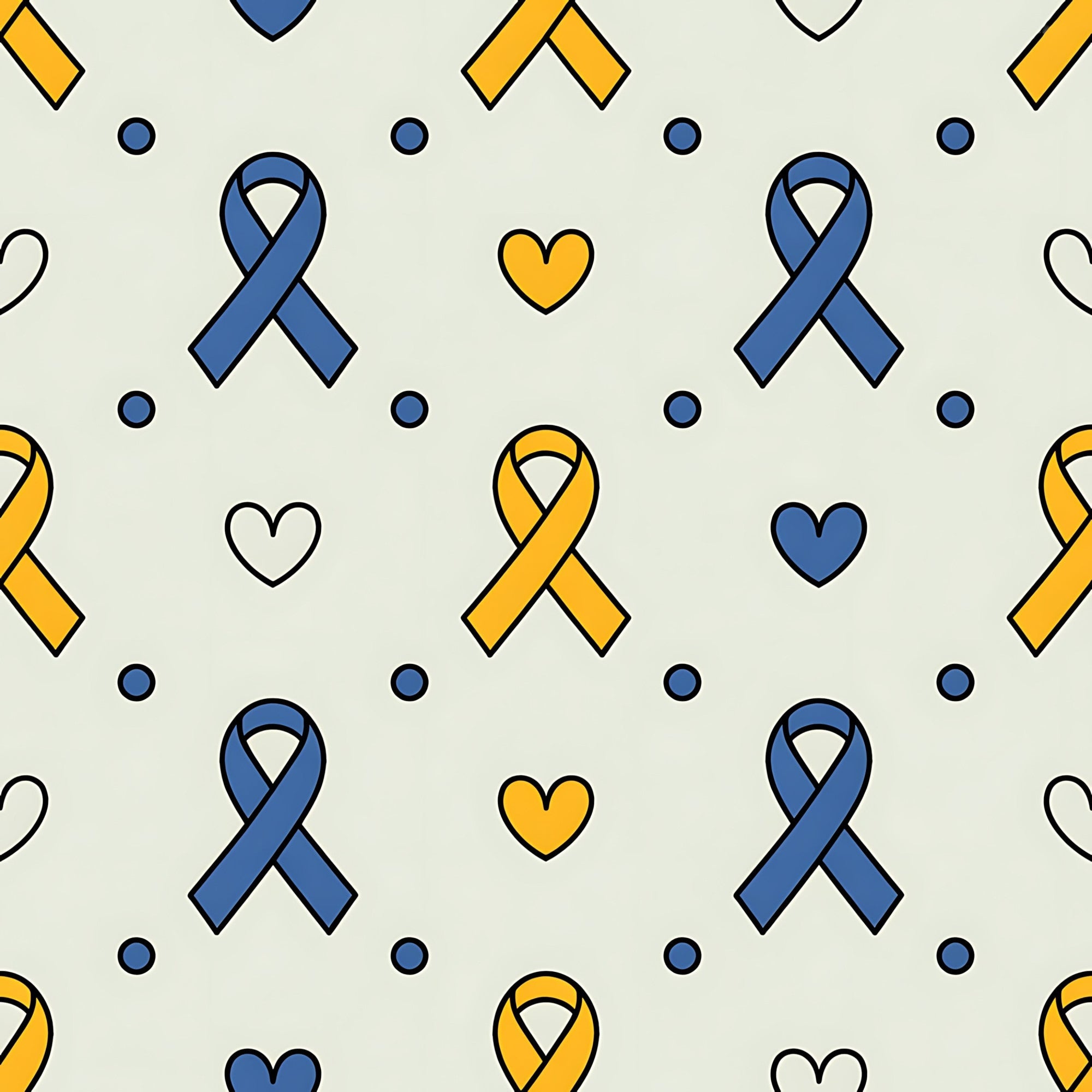 Ribbons of Hope Pattern 25 Minky Fabric