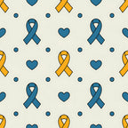Ribbons of Hope Pattern 27 Minky Fabric