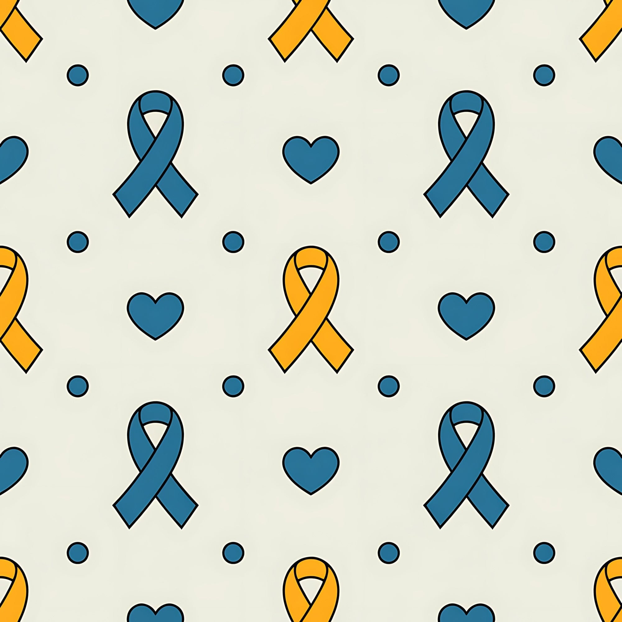 Ribbons of Hope Pattern 27 Minky Fabric