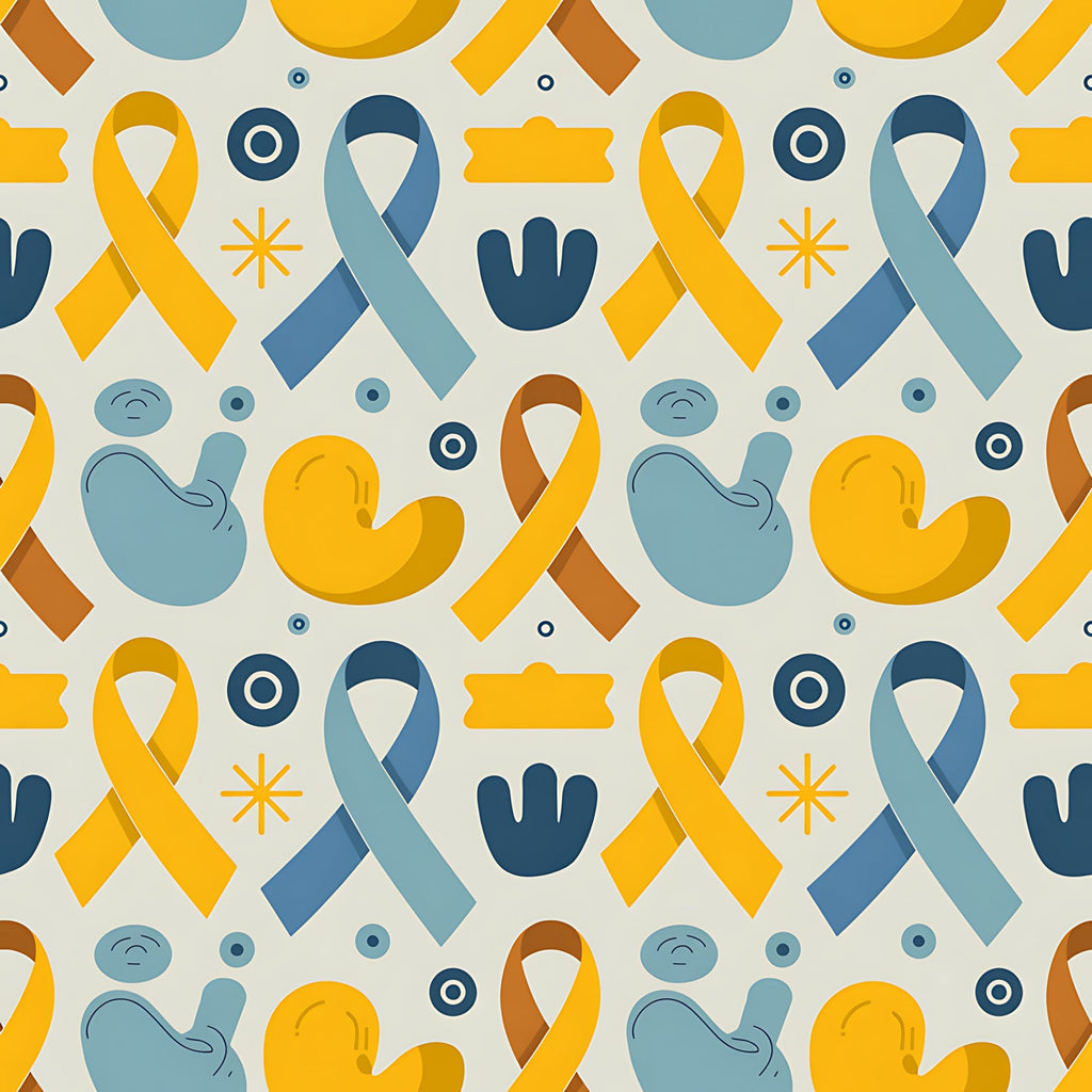 Ribbons of Hope Pattern 28 Minky Fabric