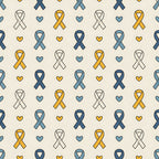 Ribbons of Hope Pattern 7 Minky Fabric