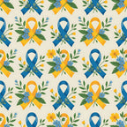 Ribbons of Hope Pattern 9 Minky Fabric