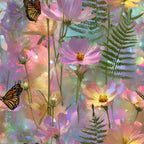 Opal Garden Pattern 6 Minky Fabric