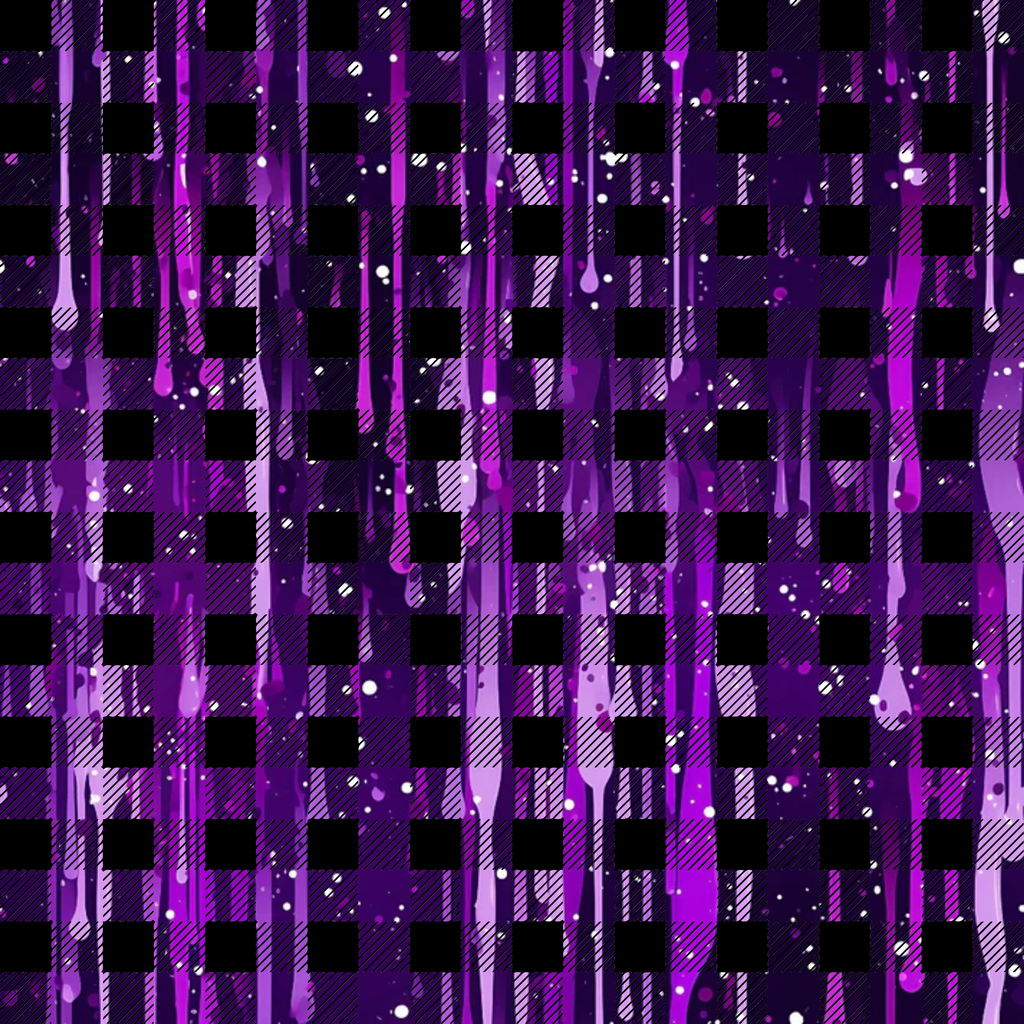 Dripping Purple Liquid Pattern 10 Minky Fabric