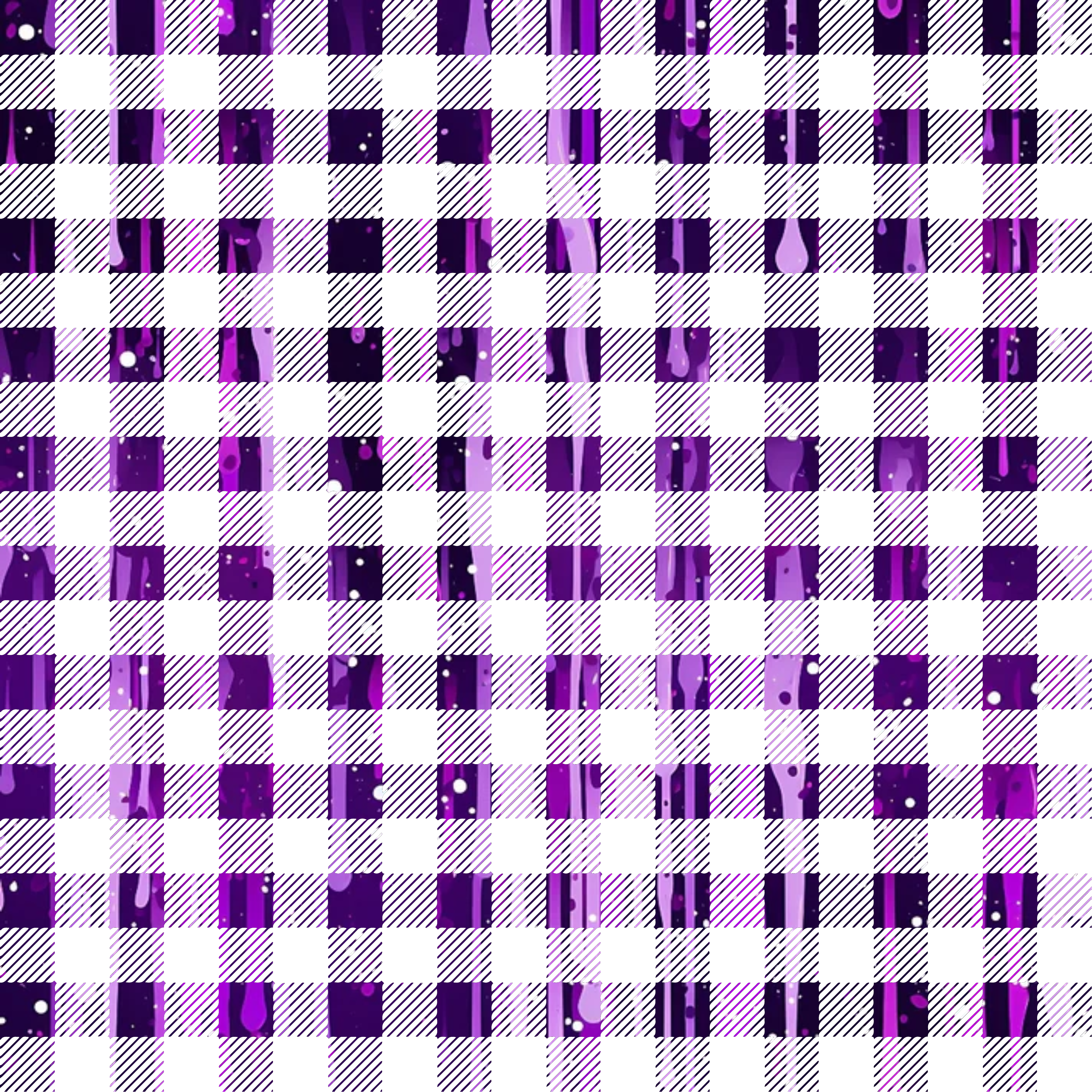 Dripping Purple Liquid Pattern 11 Minky Fabric