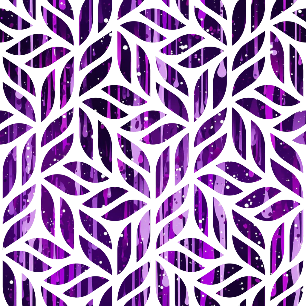 Dripping Purple Liquid Pattern 15 Minky Fabric