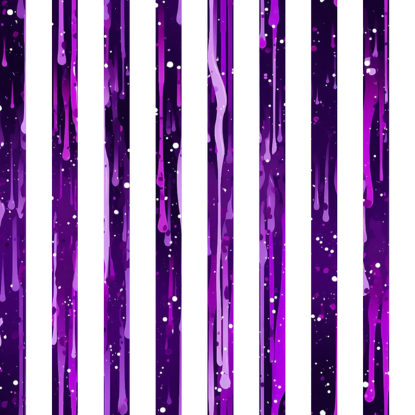 purple, magenta, violet, lavender, white, dripping, liquid, paint drips, vertical stripes, splatter, drops, modern, contemporary, abstract,, fabric panel, flowing, artistic, cosmic, galaxy