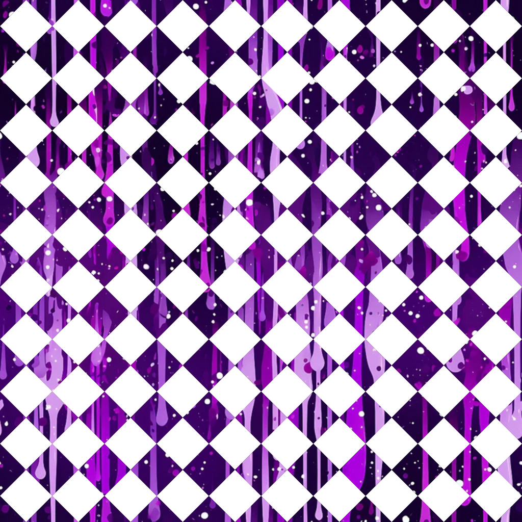Dripping Purple Liquid Pattern 20 Minky Fabric