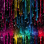dripping rainbow, liquid pattern, multicolor drips, vibrant colors, pink, purple, blue, yellow, green, red, orange, paint drips, flowing liquid, colorful streaks, abstract design, contemporary style,, fabric panel, modern pattern, artistic design, rainbow spectrum, dripping effect