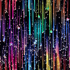 dripping pattern, rainbow colors, liquid drops, vertical stripes, multicolored, bright colors, neon colors, vibrant hues, drip effect, flowing design,, fabric panel, modern pattern, contemporary design, colorful droplets, streaming lines, gradient colors, artistic pattern, crafting fabric, sewing material