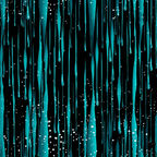 turquoise, teal, black, dripping, liquid, droplets, rain, flowing, streaks, vertical lines, abstract pattern, modern, contemporary, water drops, splashes, aqua, cyan, dynamic, movement,, fabric panel, wet effect, cascading