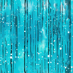 turquoise, aqua, teal, cyan, white, dripping pattern, liquid design, paint drips, watercolor effect, abstract art, flowing lines, vertical streaks, splashes, dots, bubbles, modern style, contemporary design,, fabric panel, artistic pattern, fluid motion, wet paint effect