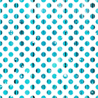 turquoise, cyan, teal, aqua, white background, polka dots, circular pattern, geometric design, dripping liquid, water droplets, modern abstract, contemporary style,, fabric panel, crafting material, sewing supplies, bright colors, repetitive pattern, spotted design, fluid motion