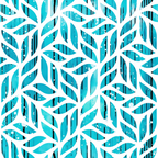 Dripping Turquoise Liquid Pattern 18 Minky Fabric