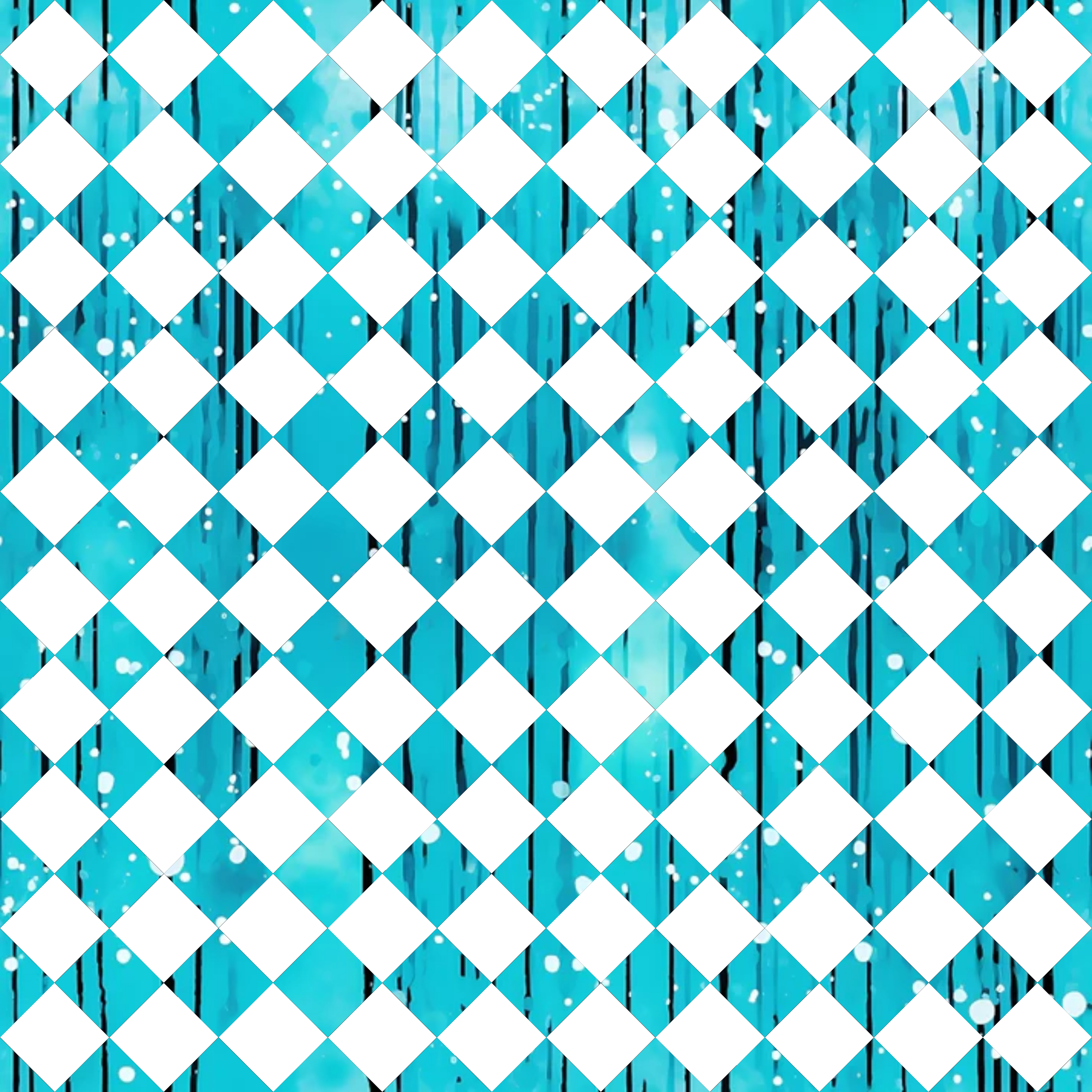 Dripping Turquoise Liquid Pattern 17 Minky Fabric