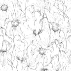 Faded Petals Pattern 5 Minky Fabric