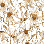 Faded Petals Pattern 6 Minky Fabric