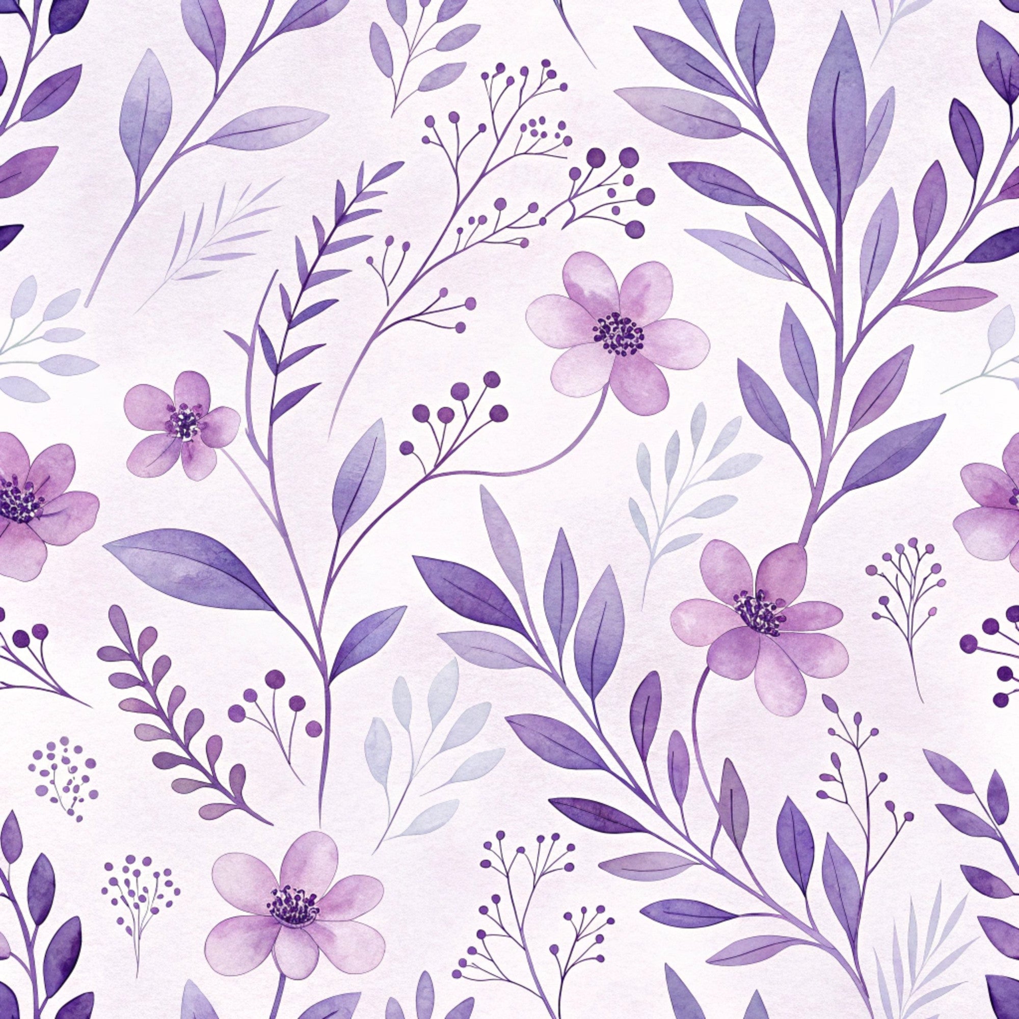 Watercolor Wanderings Pattern 17 Minky Fabric