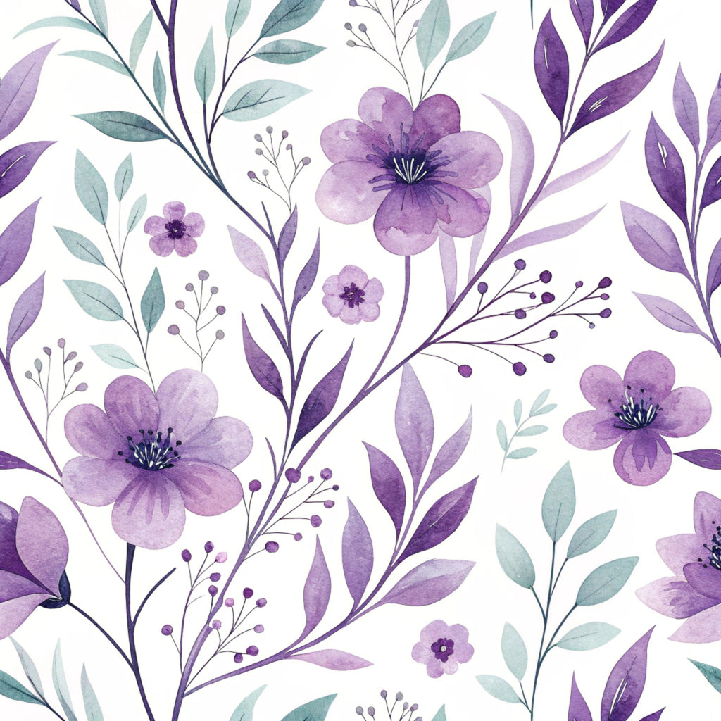 Watercolor Wanderings Pattern 19 Minky Fabric