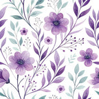 Watercolor Wanderings Pattern 19 Minky Fabric