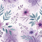 Watercolor Wanderings Pattern 2 Minky Fabric