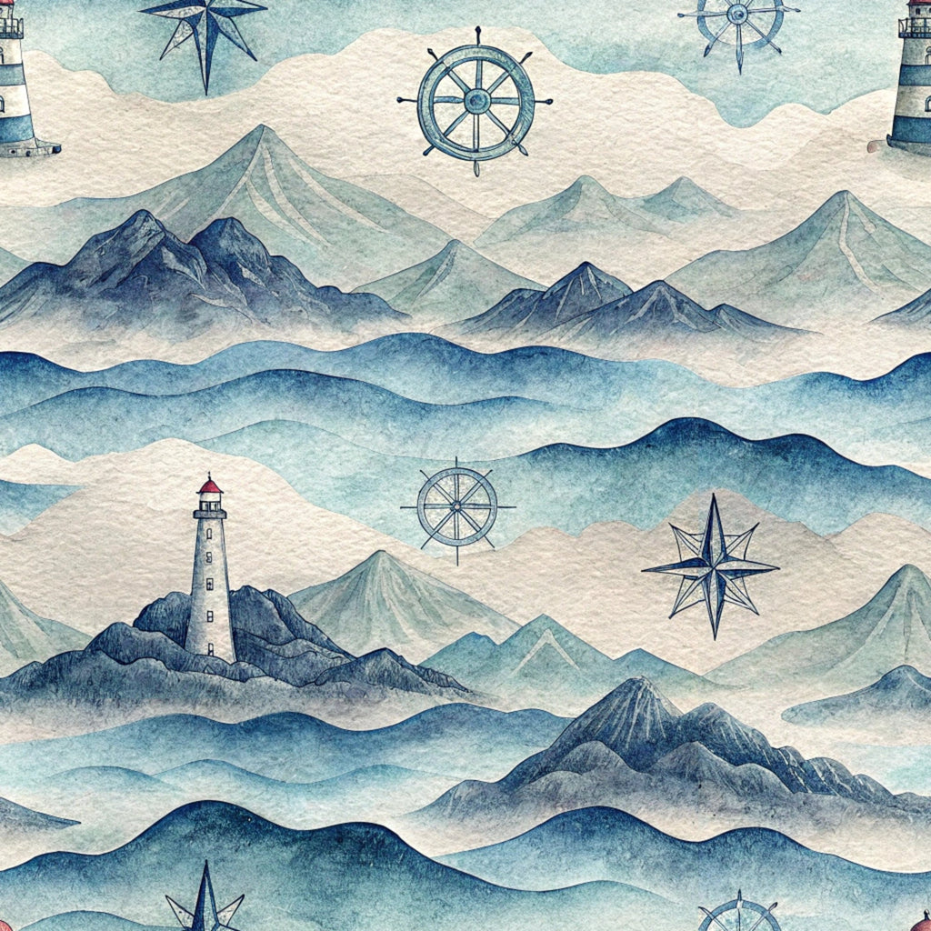 Watercolor Wanderings Pattern 25 Minky Fabric