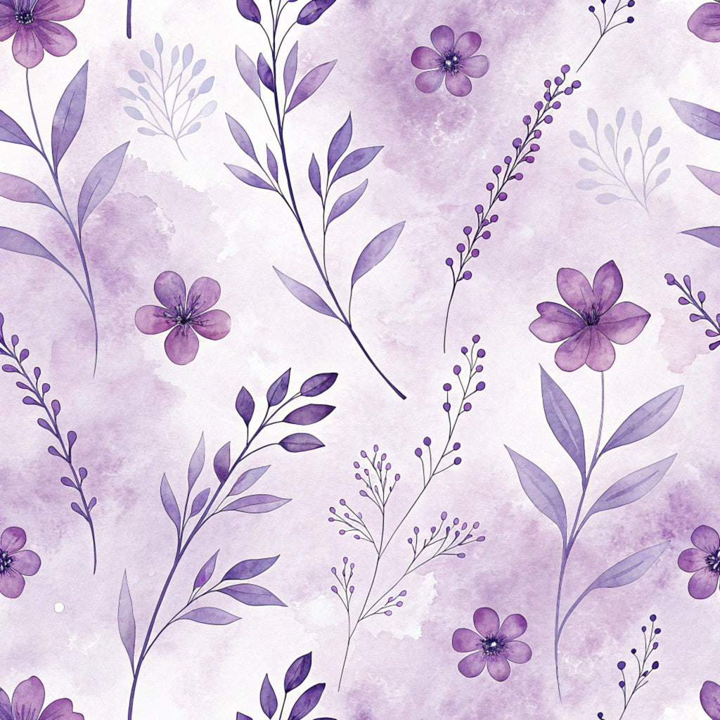Watercolor Wanderings Pattern 7 Minky Fabric